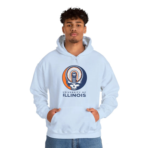 Grateful Dead - Chief Illiniwek Unisex Heavy Blend Hoodie - StealieShop