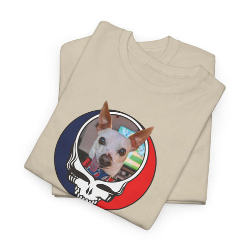 Custom Dog Stealie Unisex Grateful Dead T-Shirt (107)