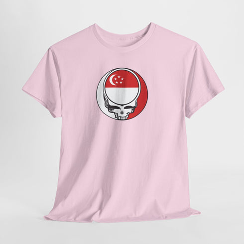 Singapore Flag Stealie Unisex Grateful Dead T-Shirt