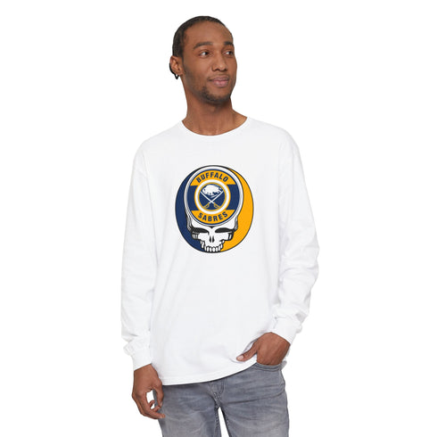 Buffalo Sabres Vineyard Collection Unisex Garment-Dyed Long Sleeve T-Shirt