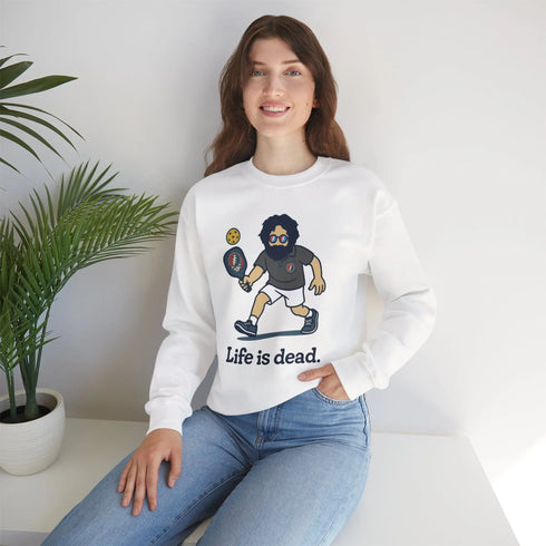 Grateful Dead - Jerry's in A Pickle | Life is dead. Crewneck Sweatshirt - StealieShop