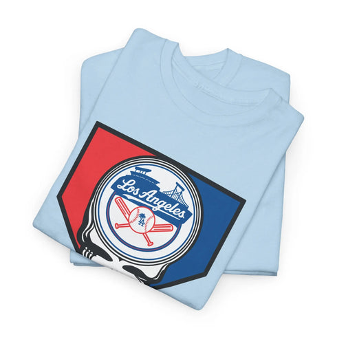 Grateful Dead - Home Run Collection: Los Angeles Edition Grateful Dead Steal Your Face T-Shirt - MLB - StealieShop