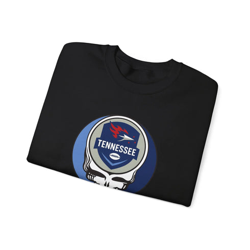 Grateful Dead - Tennessee Titans Grateful Dead Stealie Crewneck Sweatshirt - NFL - StealieShop
