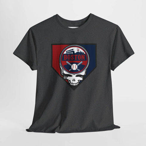 Grateful Dead - Home Run Collection: Boston Edition Grateful Dead Steal Your Face T-Shirt - StealieShop
