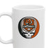 Grateful Dead - The Gridiron Collection: Cincinnati Bengals Stealie Ceramic Coffee Mug - NFL - StealieShop