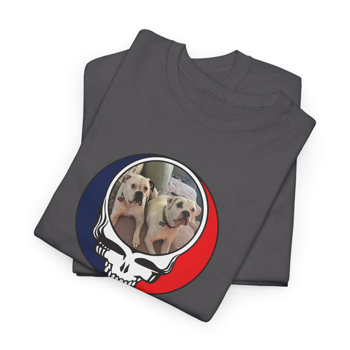 Custom Dog Stealie Unisex Grateful Dead T-Shirt (97)