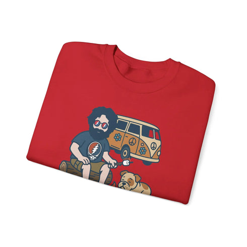Grateful Dead - Jerry and Frank are Camping | Life is dead. Crewneck Sweatshirt - StealieShop