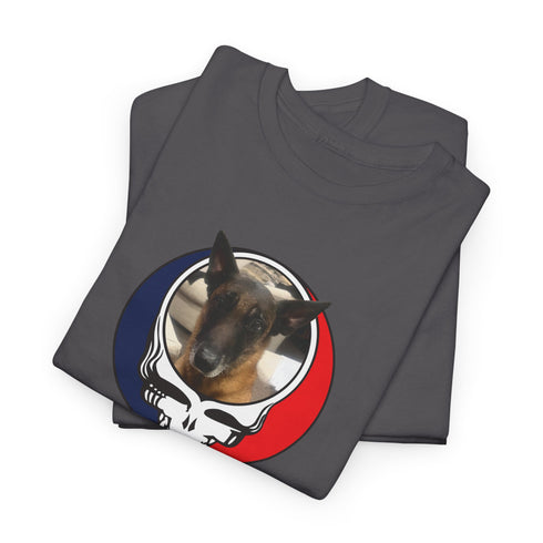 Custom Dog Stealie Unisex Grateful Dead T-Shirt (60)