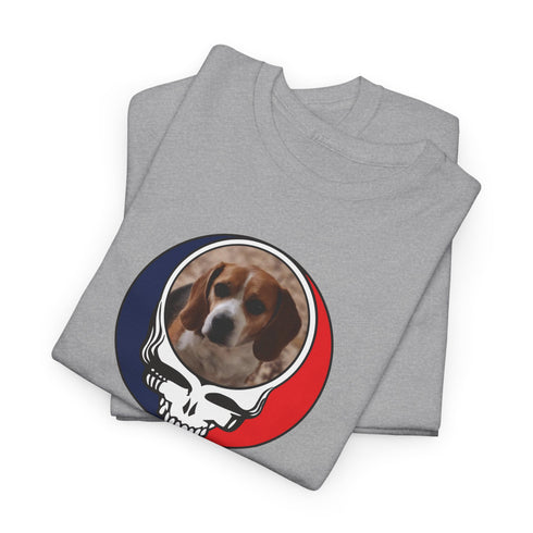Custom Dog Stealie Unisex Grateful Dead T-Shirt (126)