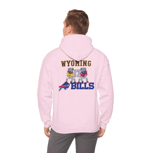 Buffalo Bills x Wyoming Cowboys Dancing Bear Unisex Hoodie StealieShop