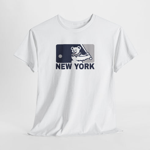New York Yankees Dancing Bear MLB Logo Unisex Grateful Dead T-Shirt