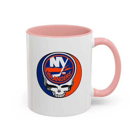 New York Islanders Grateful Dead Stealie Coffee Mug (11oz or 15oz) - StealieShop