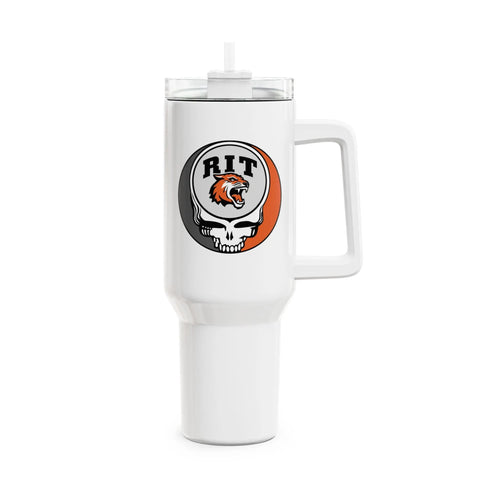 Grateful Dead - RIT Stealie "Fat Man" Tumbler, Double Insulated 40oz Travel Mug - StealieShop