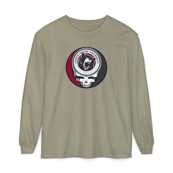 Grateful Dead - Lenoir-Rhyne University Garment-Dyed Long Sleeve T-Shirt - StealieShop