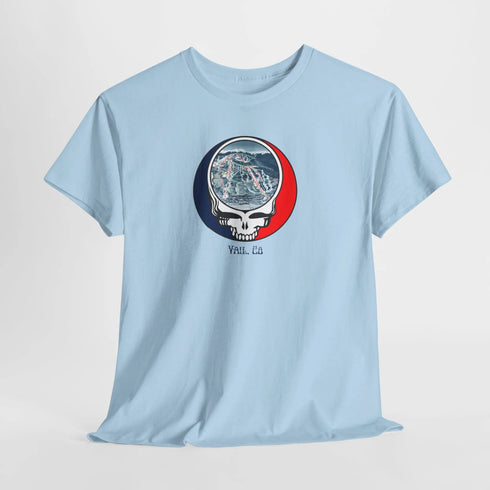 Vail Trail Map Stealie Grateful Dead T-Shirt