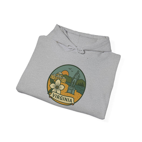 Virginia State Stealie Unisex Heavy Blend Hoodie