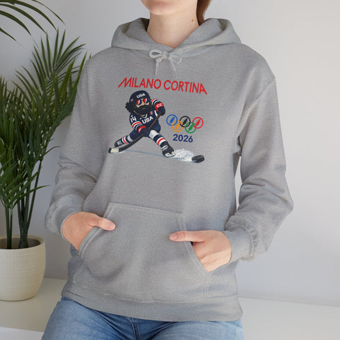 'Slapshot Jerry' 2026 Milano Cortina Olympics Unisex Heavy Blend Hoodie