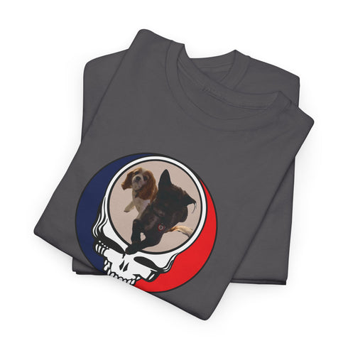 Custom Dog Stealie Unisex Grateful Dead T-Shirt (108)