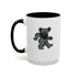 Grateful Dead - Grey Dancing Bear Coffee Mug - StealieShop
