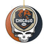 Grateful Dead - Chicago Football Stealie Christmas Ornament - StealieShop