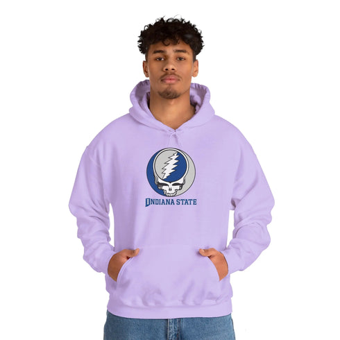 Indiana State University Grateful Dead Steal Your Face Unisex Hoodie StealieShop
