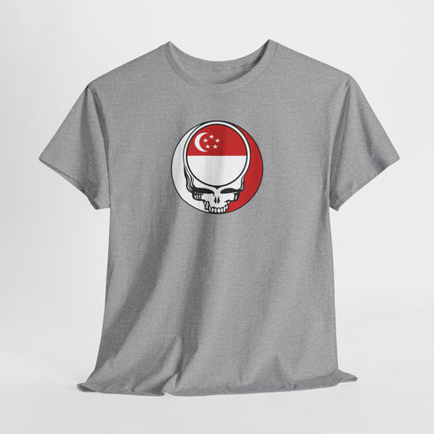 Singapore Flag Stealie Unisex Grateful Dead T-Shirt