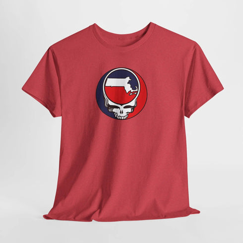 Massachusetts Map Stealie Grateful Dead T-Shirt