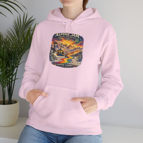 "Alpine Jam" 2026 Milan Cortina Olympics Unisex Heavy Blend Grateful Dead Hoodie