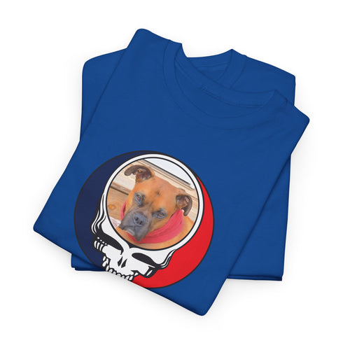 Custom Dog Stealie Unisex Grateful Dead T-Shirt (131)