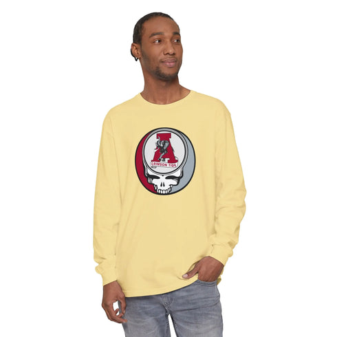 Grateful Dead - Alabama Vintage Cecil Garment-Dyed Long Sleeve T-Shirt - StealieShop
