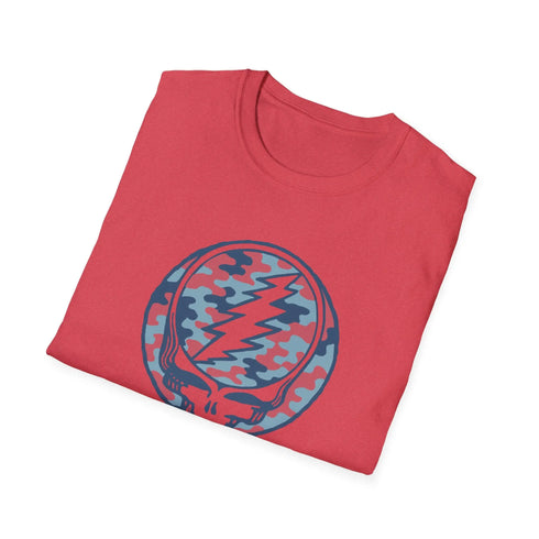 Grateful Dead - Camo Stealie Color Match Vineyard Collection Grateful Dead TShirt - StealieShop