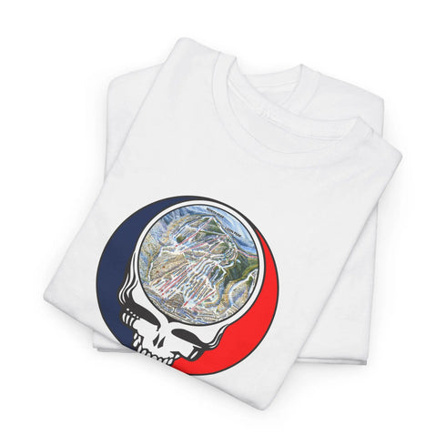 Loon Mountain Trail Map Stealie Grateful Dead T-Shirt