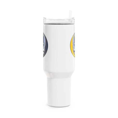 Grateful Dead - Los Angeles Rams Stealie "Fat Man" Tumbler, Double Insulated 40oz Travel Mug - StealieShop