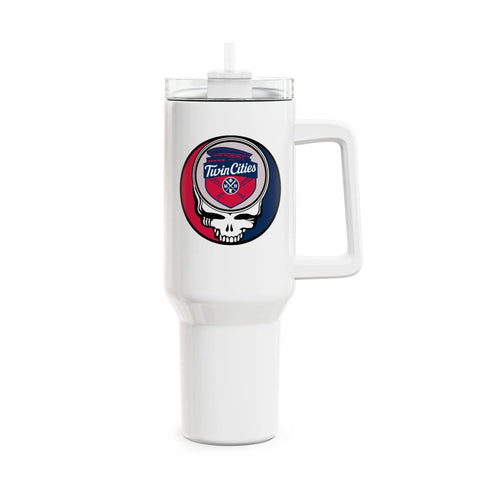 Grateful Dead - Minnesota Twins "Fat Man" Tumbler, Double Insulated 40oz Travel Mug - StealieShop