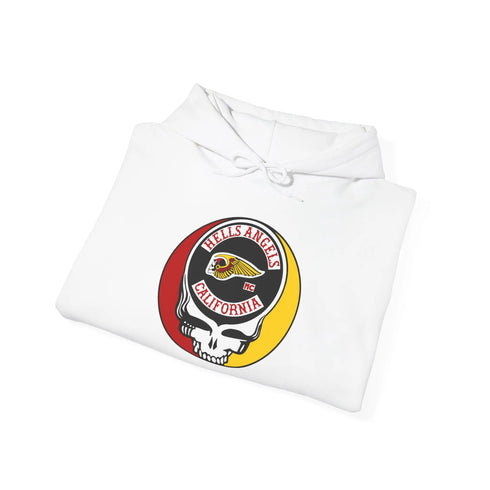 Grateful Dead - Hells Angels Stealie Unisex Heavy Blend Hoodie - StealieShop