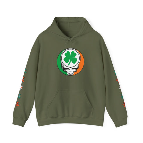 Irish Stealie with Dancing Bears Sleeves Premium Unisex Hoodie