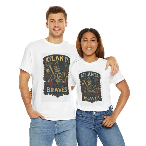 Grateful Dead - Atlanta Braves Retro Poster Art T-shirt - StealieShop