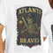 Grateful Dead - Atlanta Braves Retro Poster Art T-shirt - StealieShop