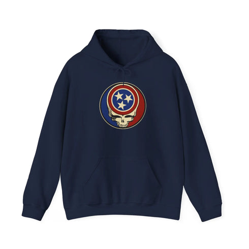 Grateful Dead - Tennessee State Flag Grateful Dead Unisex Heavy Blend Hoodie - StealieShop