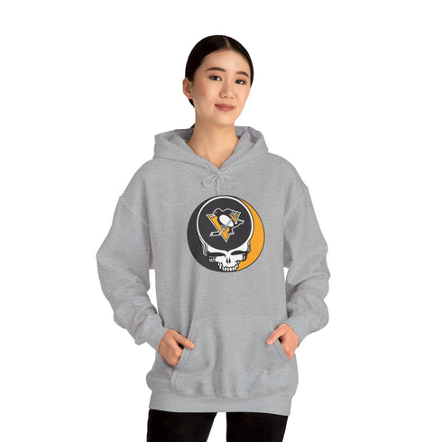 Pittsburgh Penguins Grateful Dead Unisex Heavy Blend Hoodie StealieShop