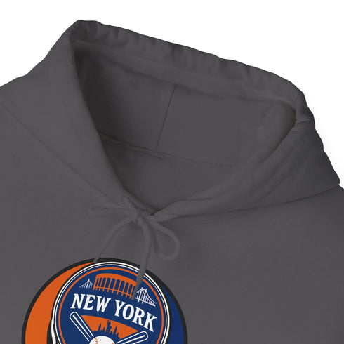 Grateful Dead - Copy of New York Mets Stealie Grateful Dead Unisex Heavy Blend Hoodie - MLB - StealieShop