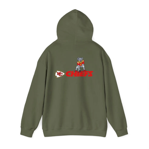 Grateful Dead - Kansas City Chiefs Dancing Bear Two-Sided Unisex Hoodie - Bucs - StealieShop
