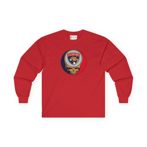 Florida Panthers Grateful Dead Long Sleeve Tee StealieShop