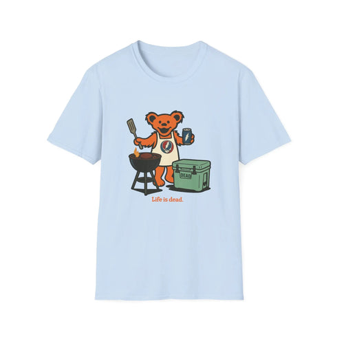 Grateful Dead - Grillin' Bear - Life is dead. Grateful Dead TShirt - StealieShop