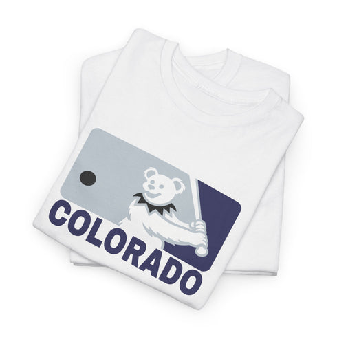 Colorado Rockies Dancing Bear MLB Logo Unisex Grateful Dead T-Shirt