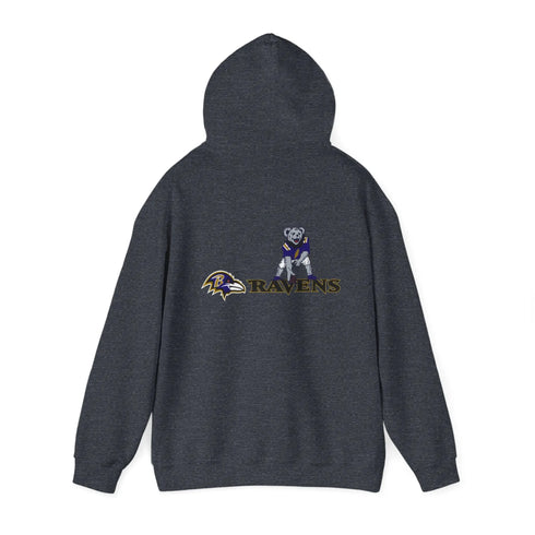 Baltimore Ravens Dancing Bear Unisex Hoodie - NFL StealieShop