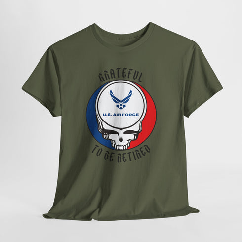 Retired Air Force Custom Stealie Unisex Grateful Dead T-Shirt