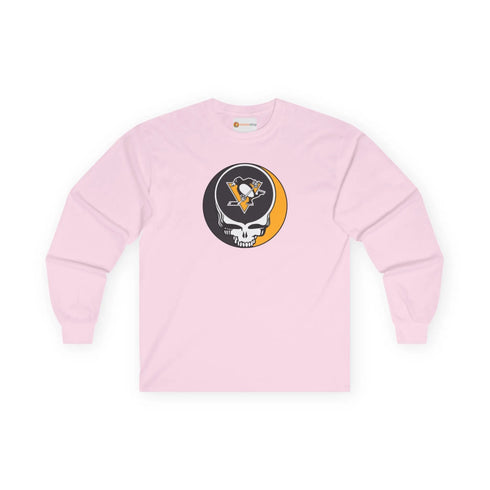 Pittsburgh Penguins Grateful Dead Long Sleeve Tee StealieShop