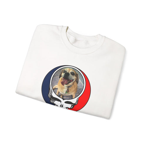 Custom Dog Stealie Crewneck Sweatshirt