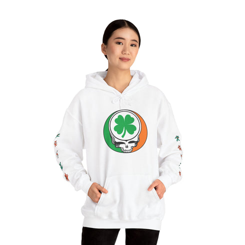 Irish Stealie with Dancing Bears Sleeves Premium Unisex Hoodie